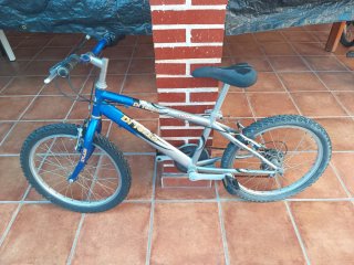 Bicicleta Di Terzo 20 Azul y Plata