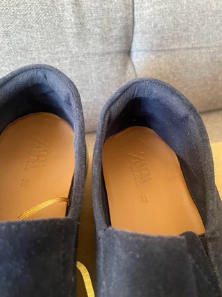Mocasines Zara Azul Talla 43
