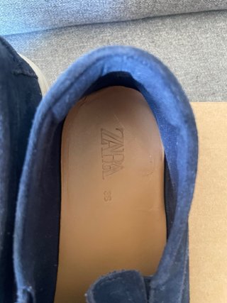 Mocasines Zara Azul Talla 43