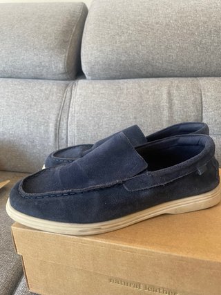 Mocasines Zara Azul Talla 43