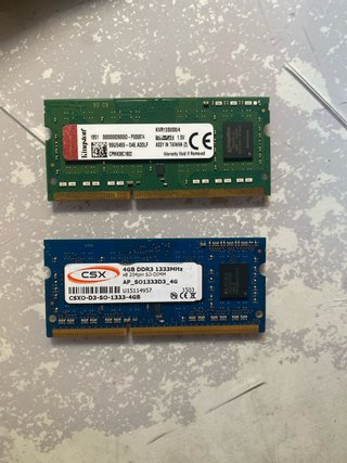 RAM 2x 4GB DDR3 1333MHz SO-DIMM