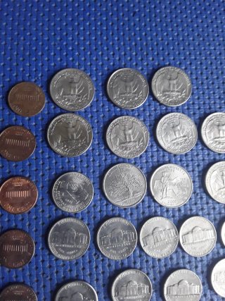 58 Monete USA Usate