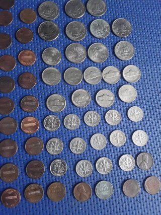 58 Monete USA Usate