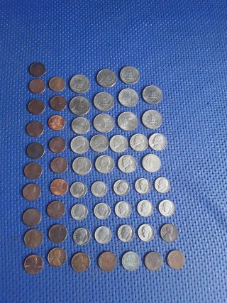 58 Monete USA Usate