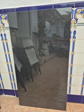 Encimera de granito negro 120x65x2
