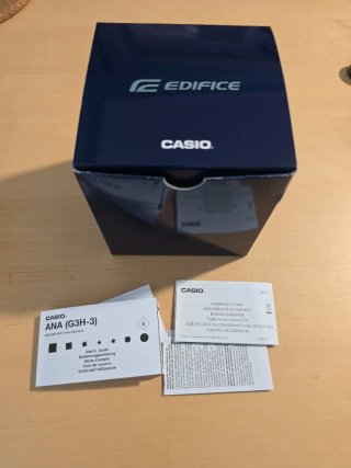 Casio Edifice EFS-S640DC Reloj Cronógrafo Solar
