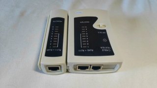 Probador de cables RJ45 y RJ11