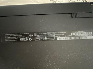 Ordenador HP negro (no funciona)