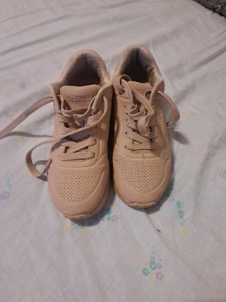 Zapatillas Skechers Mujer Beige