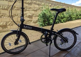 Bicicleta pieghevole MINI nera