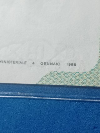 Banconota 5000 Lire Banca d'Italia 1985