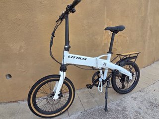 Bicicleta Eléctrica Plegable Littium Bianca
