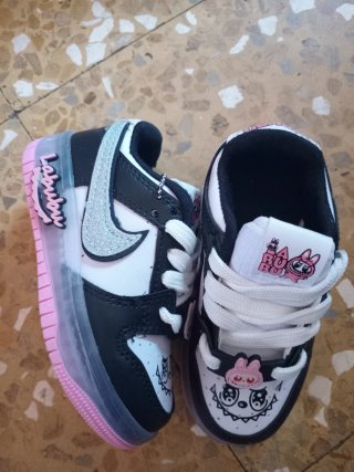 Zapatillas Nike Niña Negras y Rosas