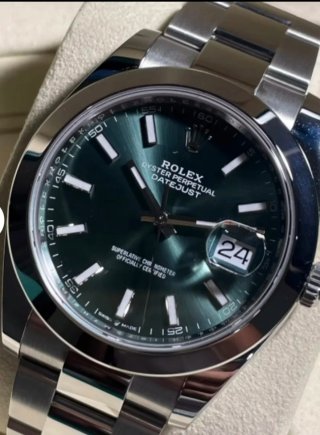 Reloj Rolex Datejust 41mm Verde 2025
