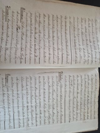 Documento manuscrito original 1898