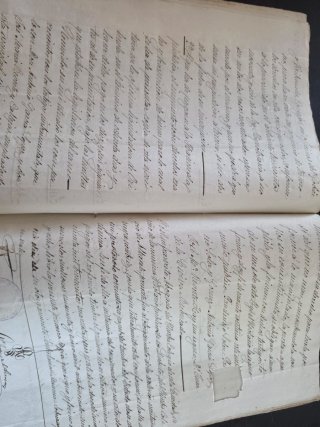 Documento manuscrito original 1898
