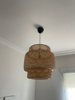 Lámpara de bambú estilo nórdico