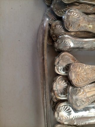 Juego Cubiertos Plateados