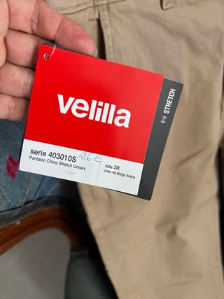 Pantalón chino Velilla de trabajo unisex T.38