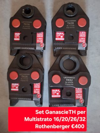 Set Ganasce TH Multistrato16/20/26/32 Rothenberger