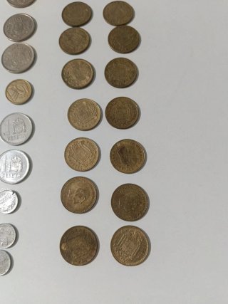 Lote de monedas de Pesetas