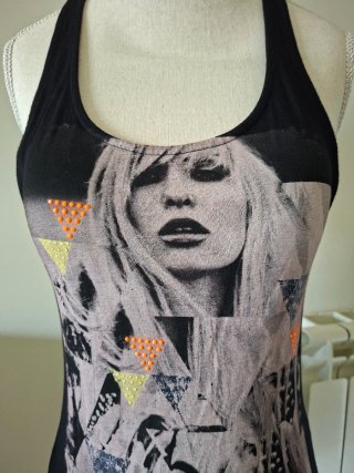 Camiseta Bershka Negra Talla S Mujer