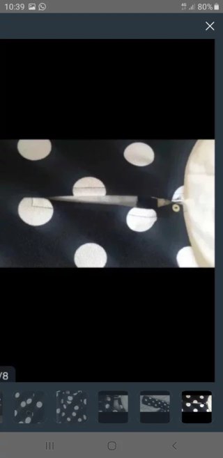 Vestido Sfera Negro Lunares Blancos
