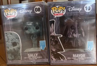 Funko Pop Disney Art Series Mayor 10 y Sally 08