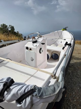 Barco con remolque  buen estado 15 cv parsun