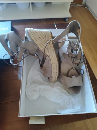 Sandalias cuña esparto Fosco T36