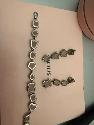Conjunto Tous Pulsera y Pendientes