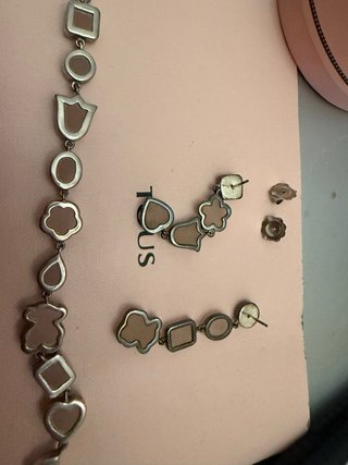 Conjunto Tous Pulsera y Pendientes