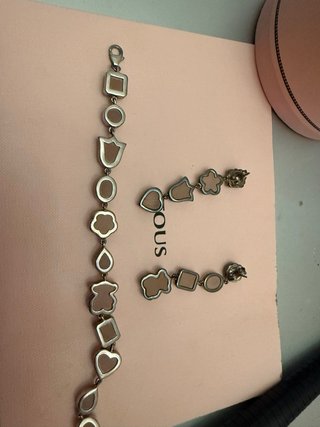 Conjunto Tous Pulsera y Pendientes