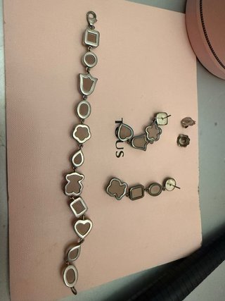 Conjunto Tous Pulsera y Pendientes