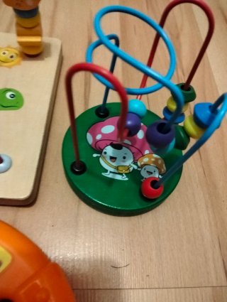 Lote Juguetes Infantiles: Volante, Tortuga, Abejas