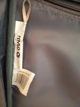Maleta de viaje ORALLI negra y naranja Mediana