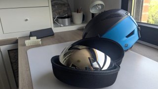 Casco de esquí Salomon azul  (62-64 cm)