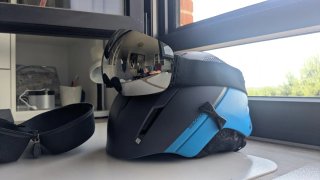Casco de esquí Salomon azul  (62-64 cm)