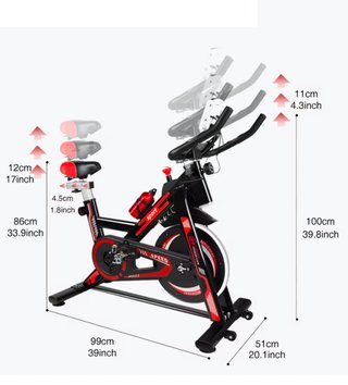 Bicicleta Estática HOMEFITNESSCODE Silenciosa