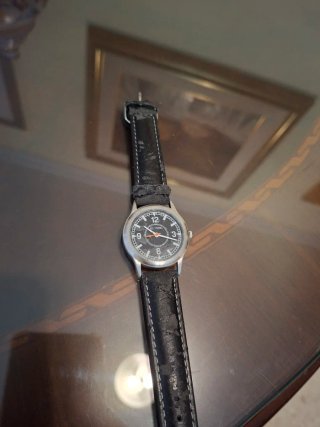 Reloj Olimpia Cuarzo Negro/Plata