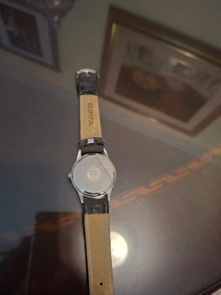 Reloj Olimpia Cuarzo Negro/Plata