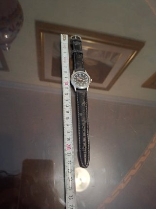 Reloj Olimpia Cuarzo Negro/Plata
