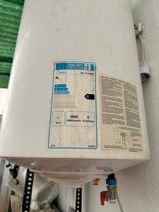 Termo eléctrico blanco