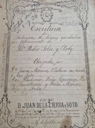 Hijuela sello 1a clase 100 pesetas Murcia 1890