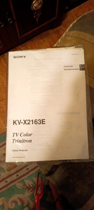 Televisor SONY TRINITON COLOR TV 21 pulgadas