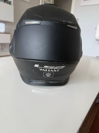 Casco Modular Moto LS2 Negro