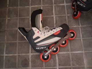 Patines Oxelo XLR3 Negro/Blanco