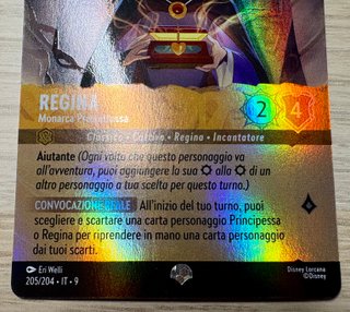 Regina Monarca Presuntuosa Lorcana 9 Leggende 205