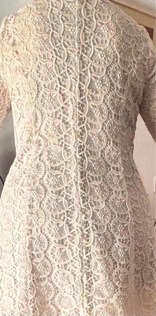 Chaqueta Zara Encaje Blanca