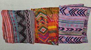 Pañuelos Multicolores con Diseños Étnicos